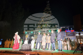 Стара Загора - коледна елха - светлини