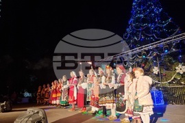 Стара Загора - коледна елха - светлини