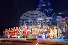 Стара Загора - коледна елха - светлини