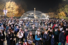 Русе - коледна елха - светлини