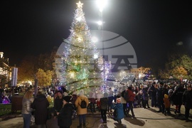 Русе - коледна елха - светлини