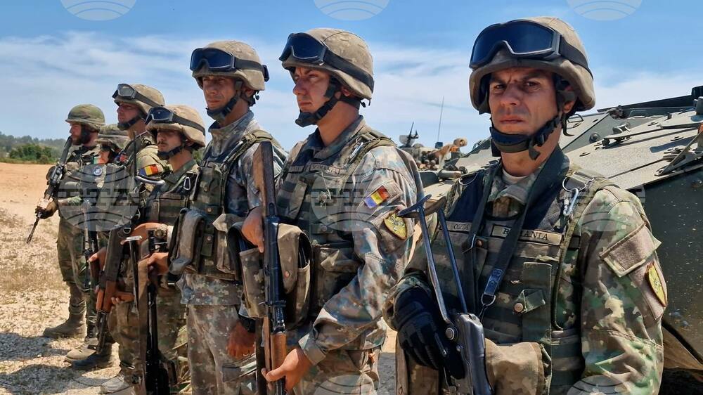 Военни от Румъния, България, Италия и Португалия участват във военно учение на Многонационалната бригада "Югоизток"