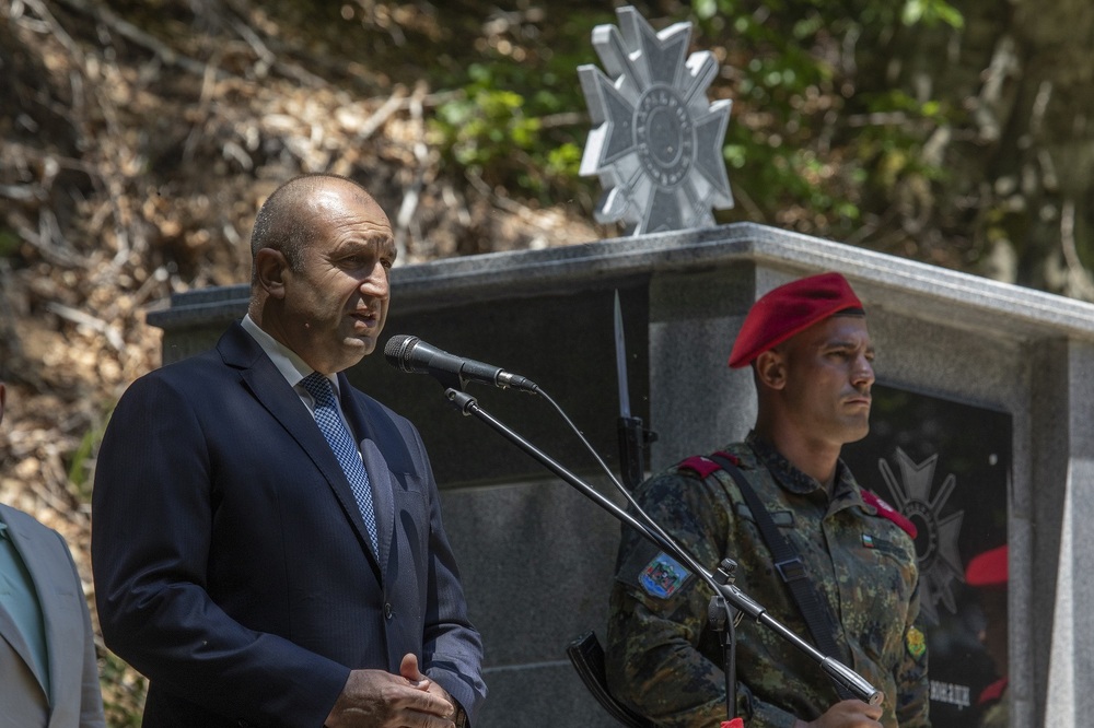 Беласица - Румен Радев - военен паметник - откриване