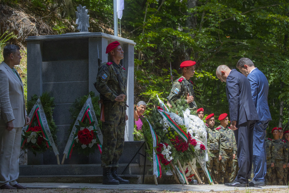 Беласица - Румен Радев - военен паметник - откриване