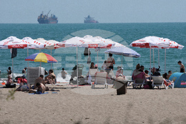 Бургас - плаж - топло време