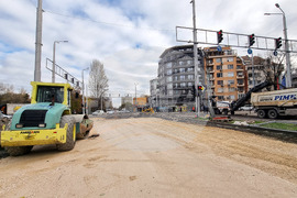 Пловдив -  кръстовище - асфалтиране