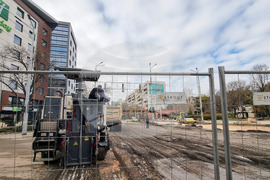 Пловдив -  кръстовище - асфалтиране