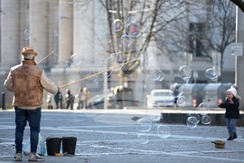 Ежедневие - уличен артист