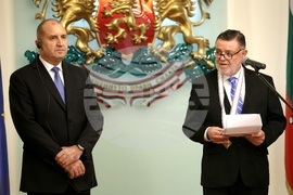 Румен Радев - Алфредо Нестор Атанасоф - награждаване