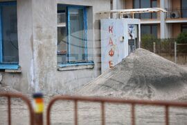 Бургас - крайбрежна алея - пясъчни навявания