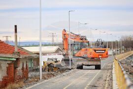 Бургас - крайбрежна алея - пясъчни навявания
