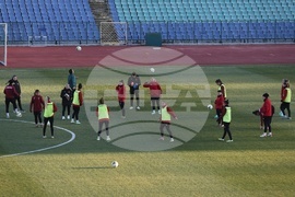 Женски национален отбор по футбол - тренировка