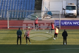 Женски национален отбор по футбол - тренировка