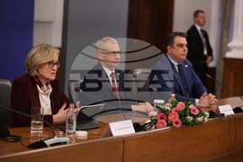 Николай Денков - Марейд Макгинес - Асен Василев - пресконференция