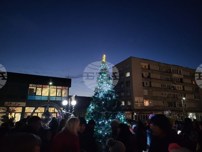 В Костенец ще бъдат тържествено запалени светлините на коледната елха 