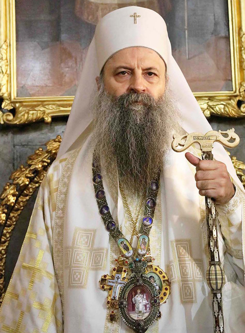 Сръбският патриарх Порфирий връчи томос за автокефалност на Македонската православна църква-Охридска архиепископия
