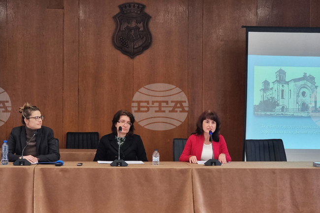 Видин - пресконференция - реставрирана синагога