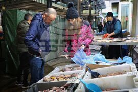 Бургас - пазар - риба