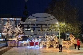 Свищов - коледна елха - запалване на светлини