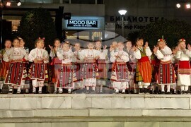 Сандански - запалване на коледните светлини