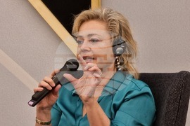 Софийски международен литературен фестивал - Анете Биерфелт - среща