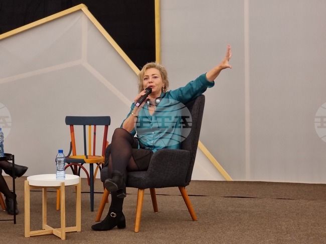 Софийски международен литературен фестивал - Анете Биерфелт - среща