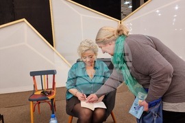 Софийски международен литературен фестивал - Анете Биерфелт - среща