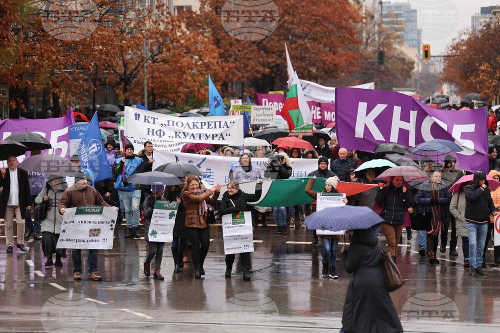 Културни дейци - протест