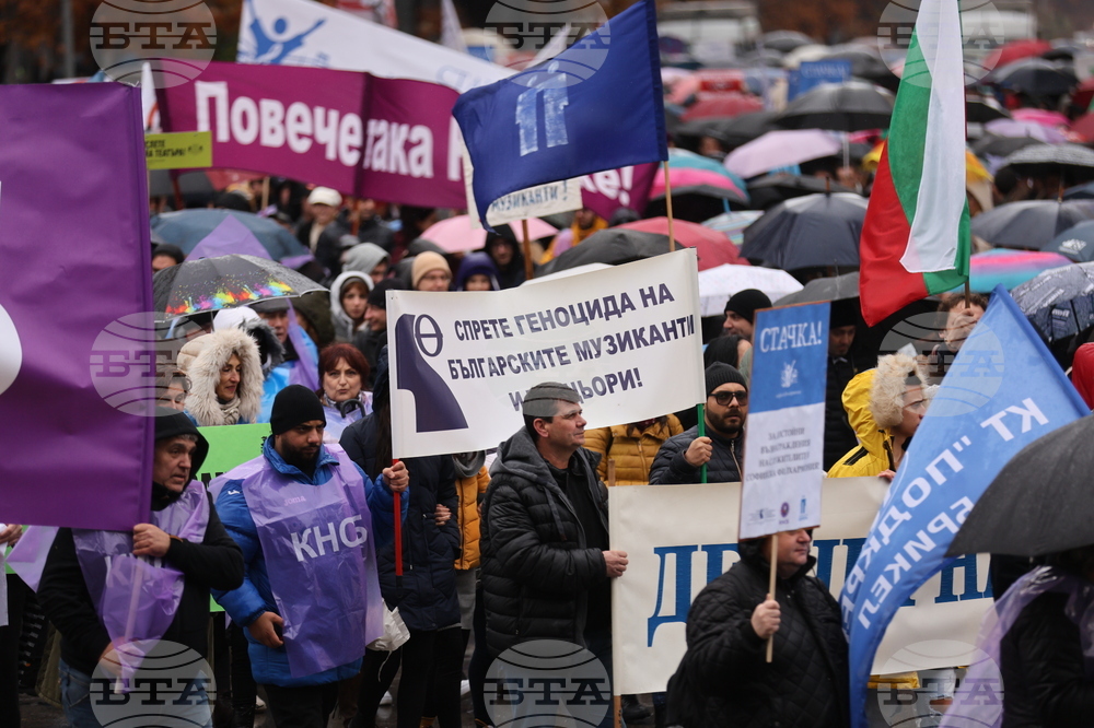 Културни дейци - протест