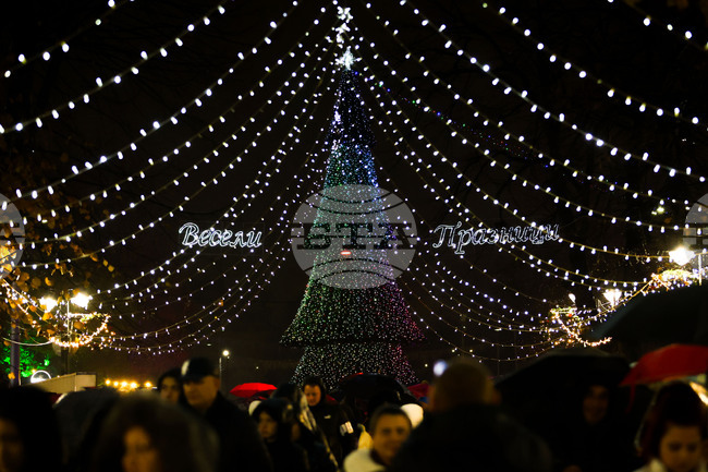 Бургас - коледни светлини - концерт