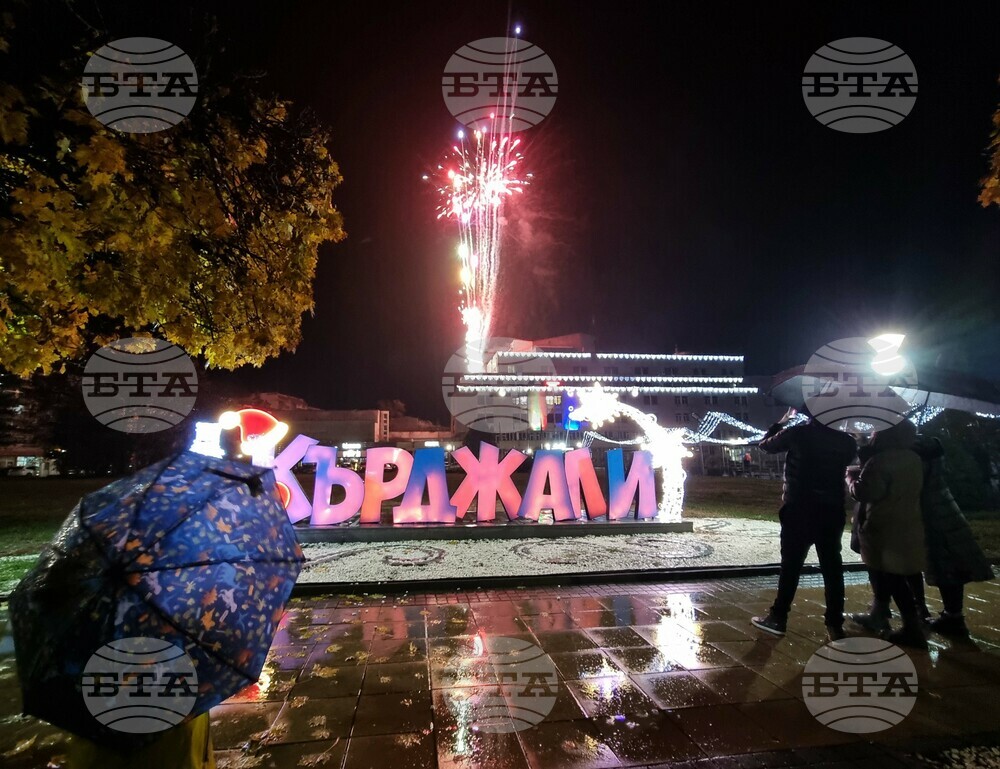 Кърджали - елха - коледни светлини