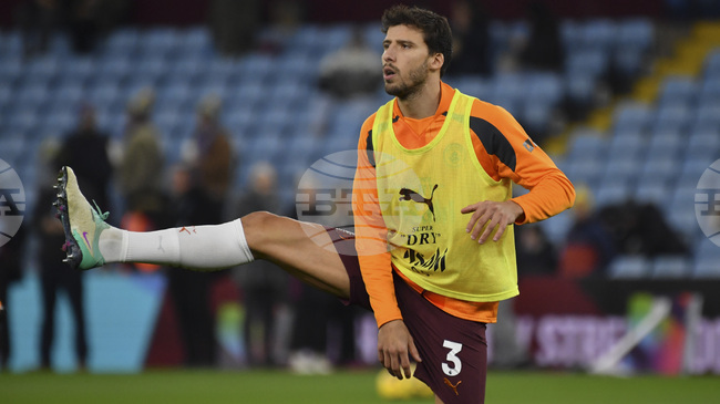 Мениджърът на Манчестър Сити Пеп Гуардиола разкри, че Рубен Диаш ще пропусне между четири и пет седмици