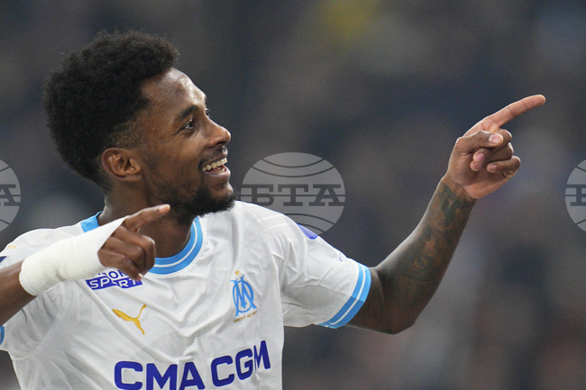 Михаел Мурийо вкара в добавеното време за победа на Олимпик Марсилия срещу Страсбург