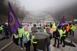 Синдикат "Пътно дело" към КНСБ - протест