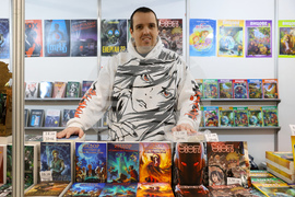 Международен панаир на книгата - щанд на „Vision Books" - Б. Н. Добрев - фентъзи трилогия