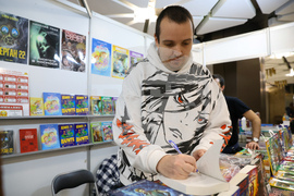 Международен панаир на книгата - щанд на „Vision Books" - Б. Н. Добрев - фентъзи трилогия