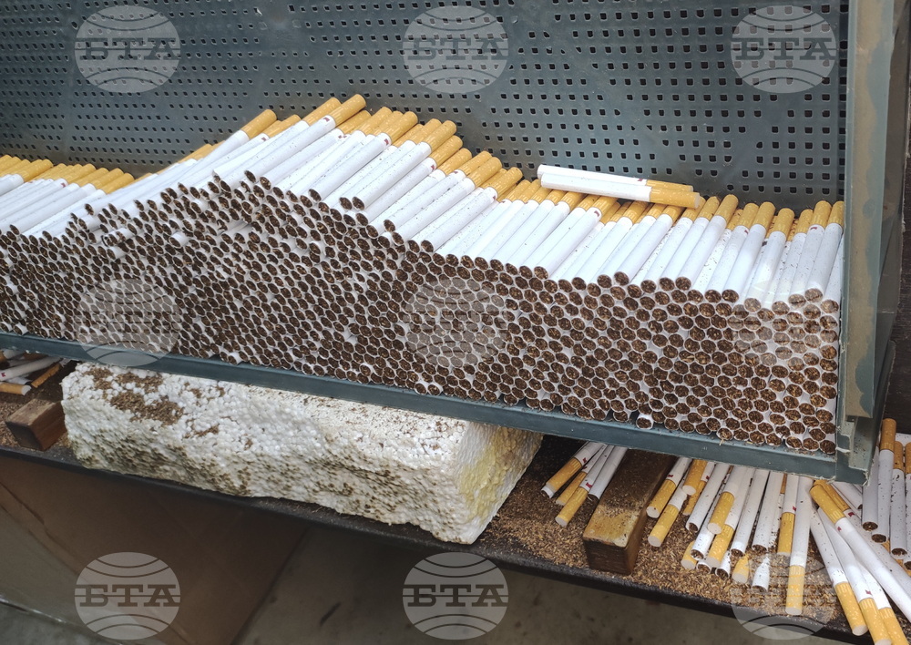 Illegal Cigarette Manufacturing Factory Uncovered in Village near Pazardzhik