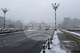 Румъния - сняг - метеорологична обстановка