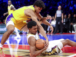 Pelicans Lakers Basketball