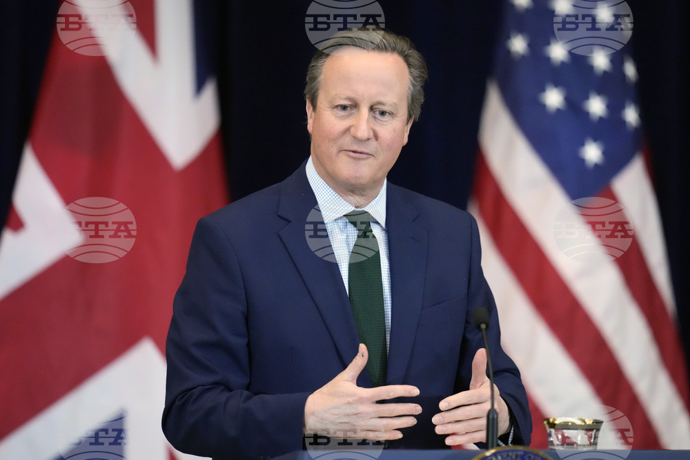 UK Foreign Secretary Lord David Cameron to Arrive on Working Visit to Bulgaria