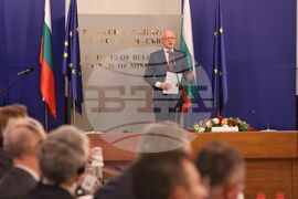 Икономически и социален съвет - тържество заседание  - годишнина - Васил Велев