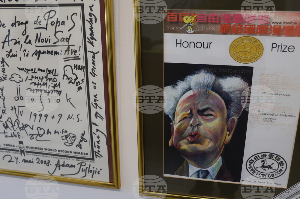 Румъния - Щефан Попа - най-бързият карикатурист в света