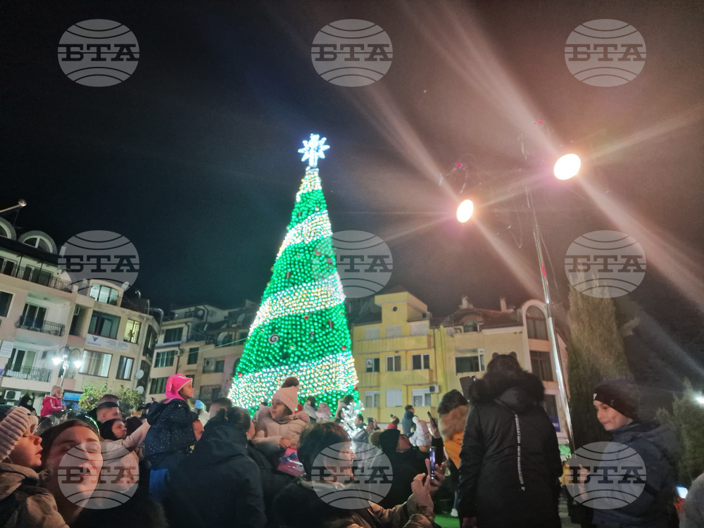 Петрич - коледни светлини