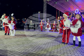 Казанлък - коледна елха - светлини