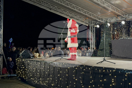 Казанлък - коледна елха - светлини