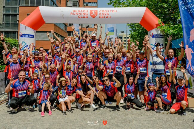 В благотворителното щафетно бягане "Postbank Business Run 2022" се включиха рекордните 309 отбора