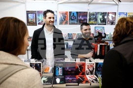 Международен панаир на книгата - щанд на издателство Vision Books - Емил Минчев - Николай Пеев