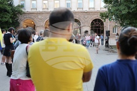 Бежанци - Украйна - митинг - подкрепа