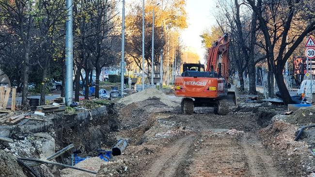 Пловдив - булевард „Дунав" - ремонт