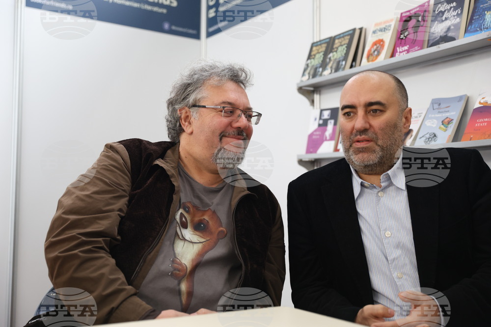 Международен панаир на книгата - щанд на Румъния №А1 - Богдан – Александру Станеску